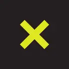 Icon: hyper green cross on a black background