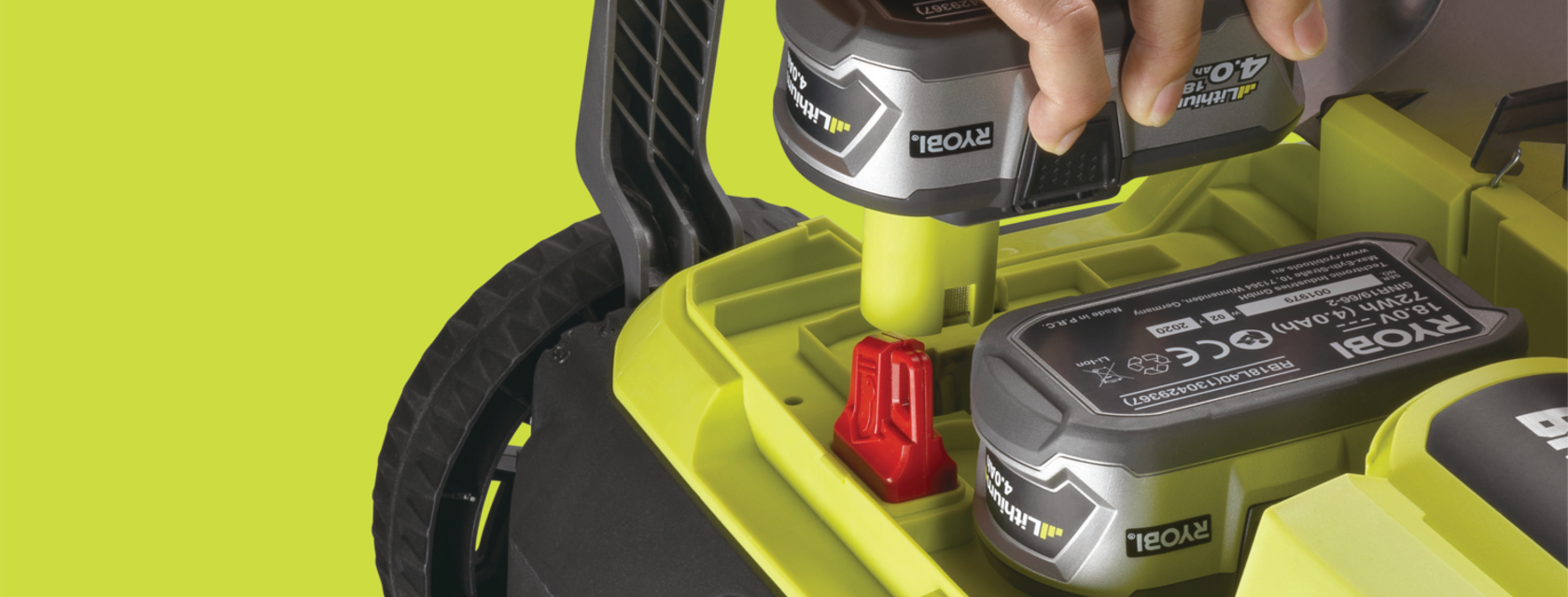 2 ACTIVE 18V ONE+ BATTERY PORTS